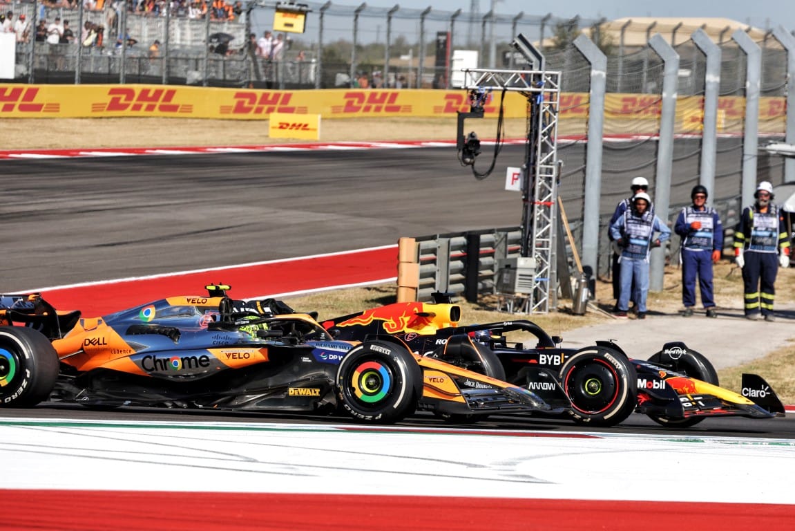 Lando Norris and Max Verstappen, United States GP, F1