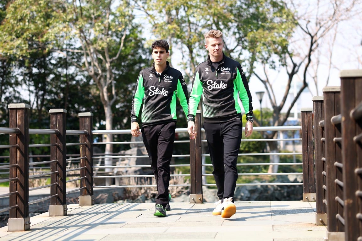 Gabriel Bortoleto and Nico Hulkenberg, Sauber, F1