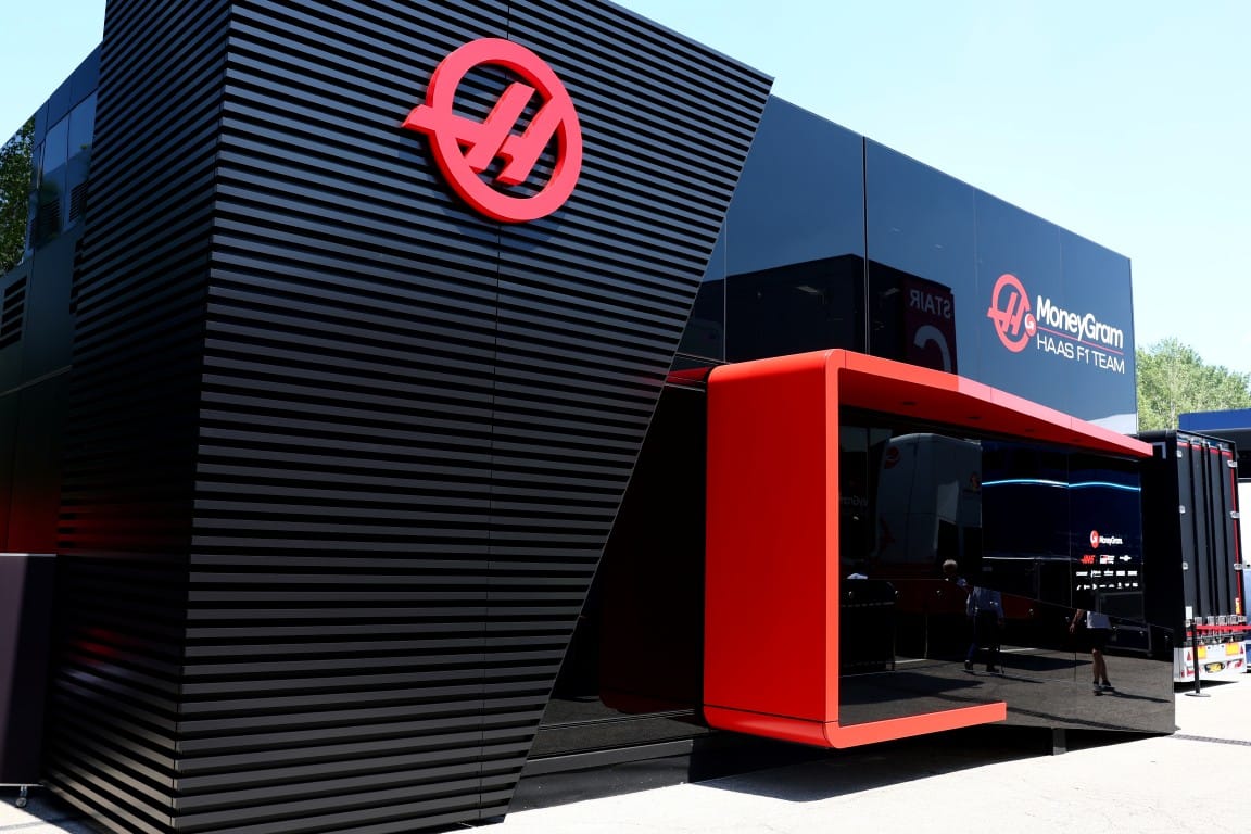 Haas F1 motorhome