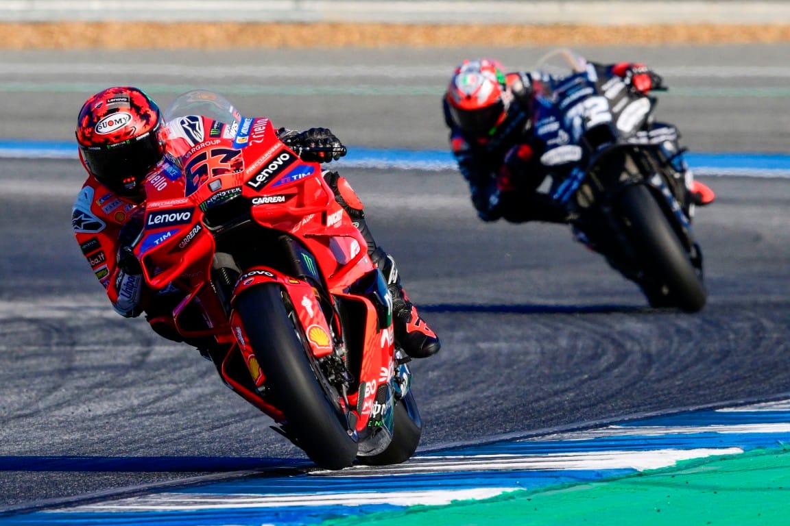 Pecco Bagnaia and Marco Bezzecchi, MotoGP