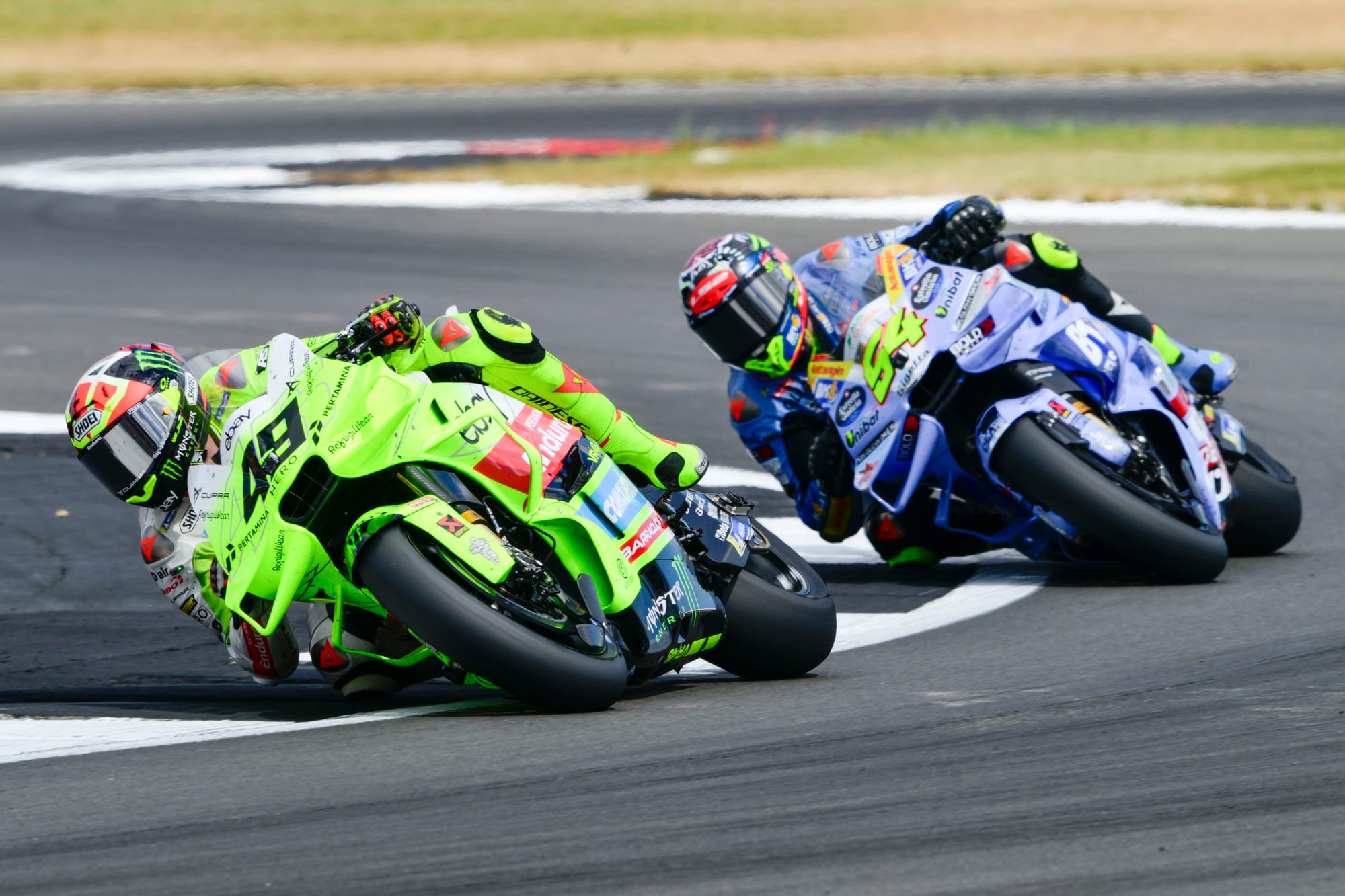 Fabio Di Giannantonio and Fermin Aldeguer Silverstone MotoGP 2025