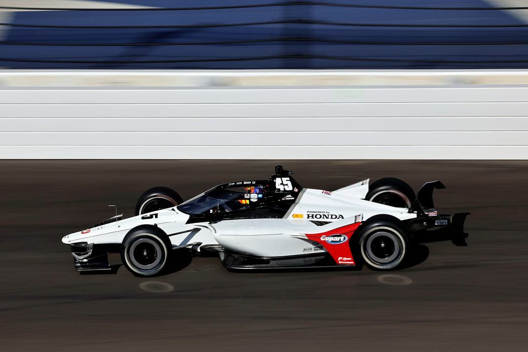 Louis Foster Indy 500 test