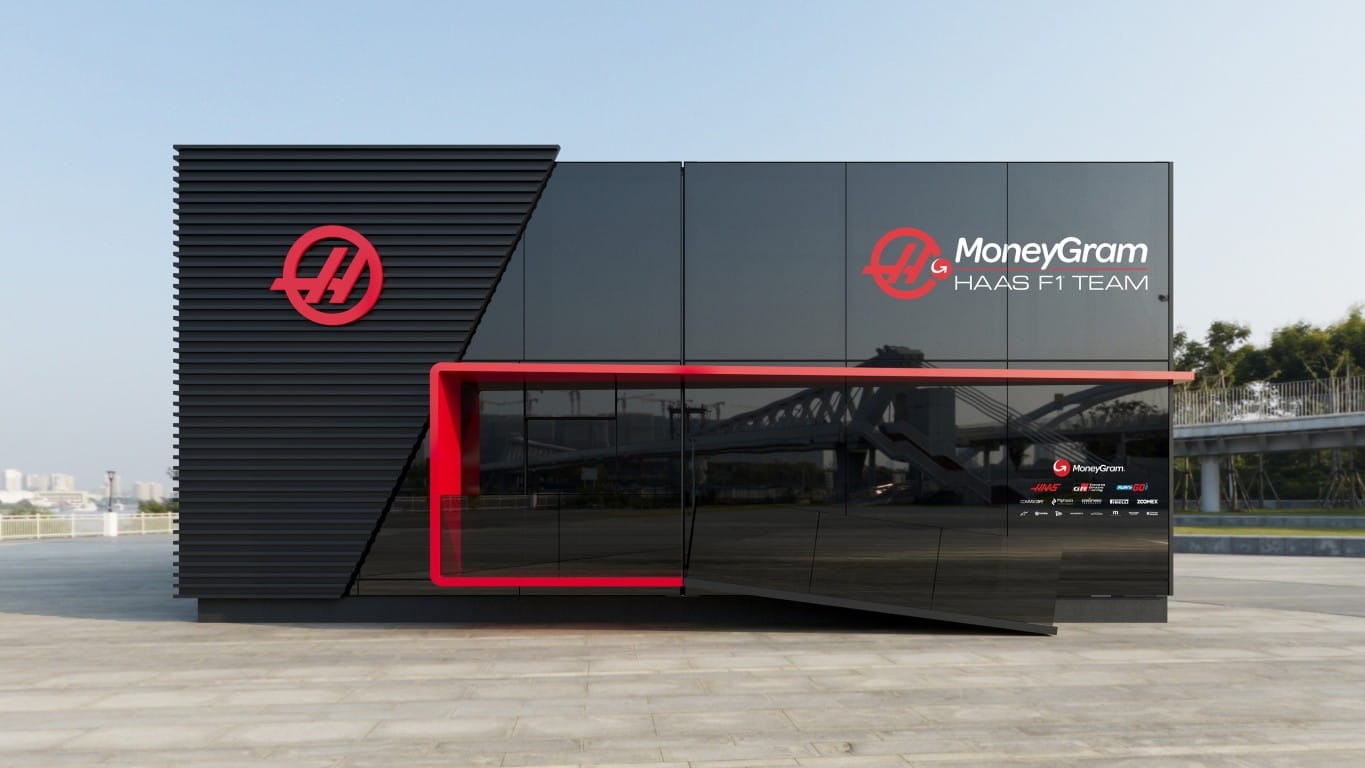 Haas F1 motorhome