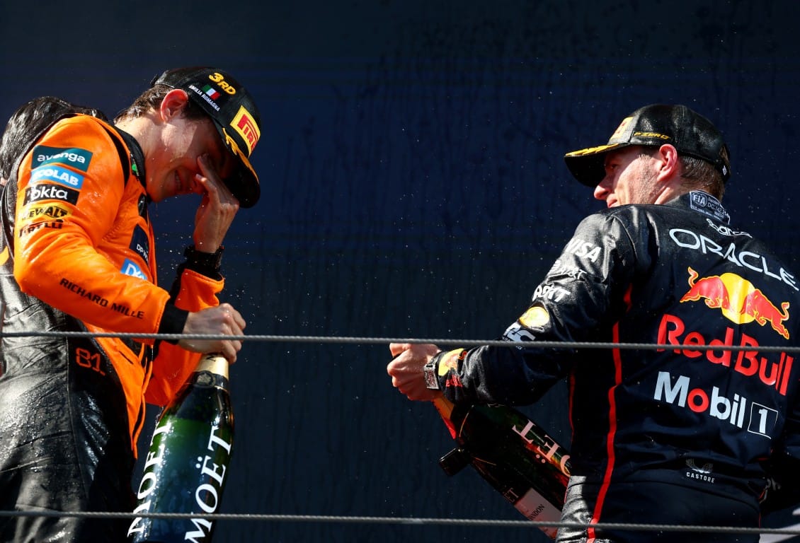 Oscar Piastri and Max Verstappen, F1