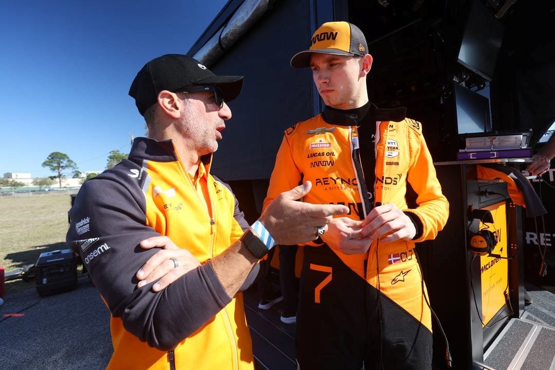 Tony Kanaan and Christian Lundgaard, McLaren, IndyCar