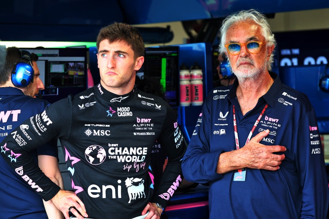Jack Doohan and Flavio Briatore, Alpine, F1
