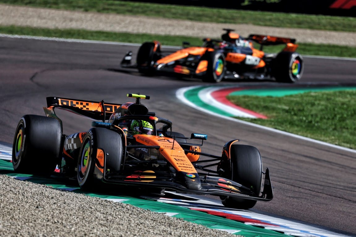Lando Norris and Oscar Piastri, McLaren, F1