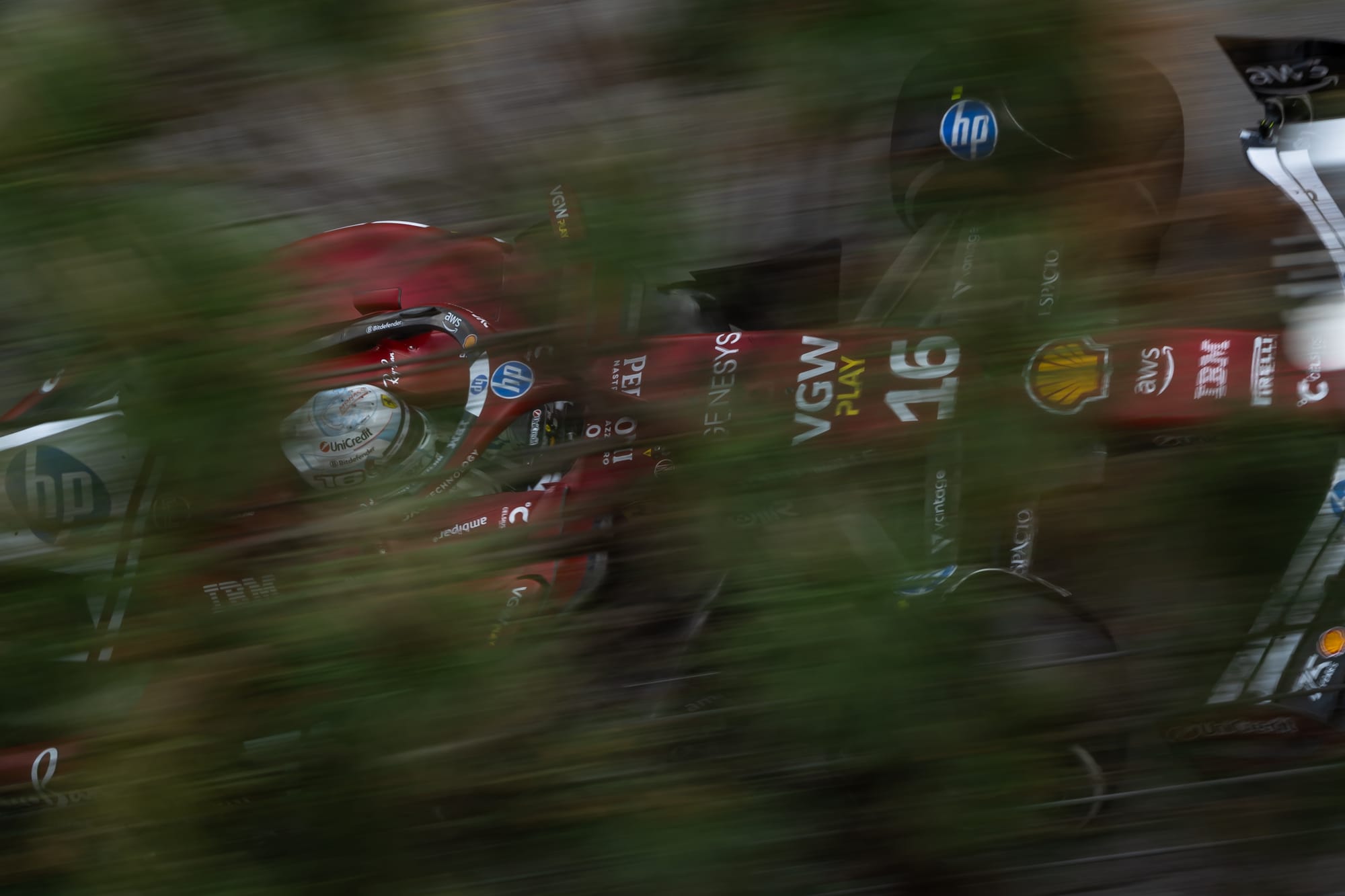 Charles Leclerc Ferrari Monaco Grand Prix practice 2025