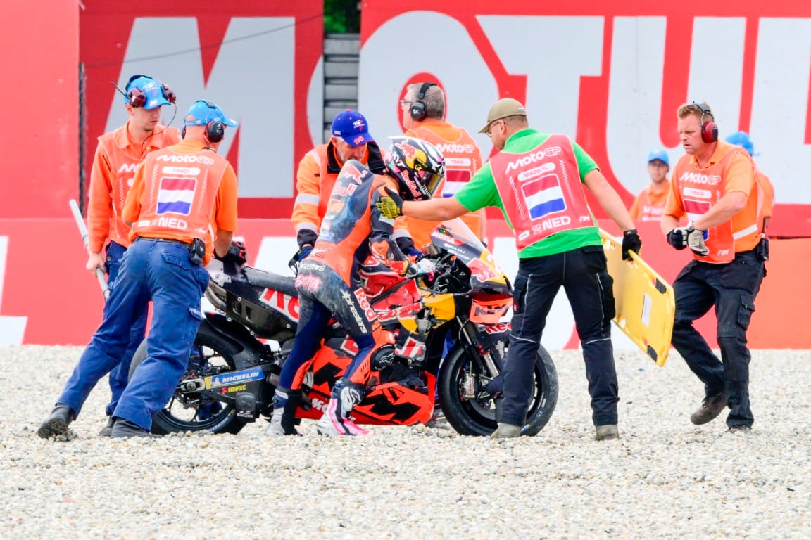 Enea Bastianini crash