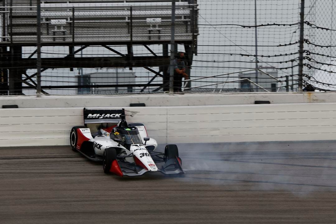 Devlin DeFrancesco, Rahal Letterman Lanigan, Gateway IndyCar crash 2025