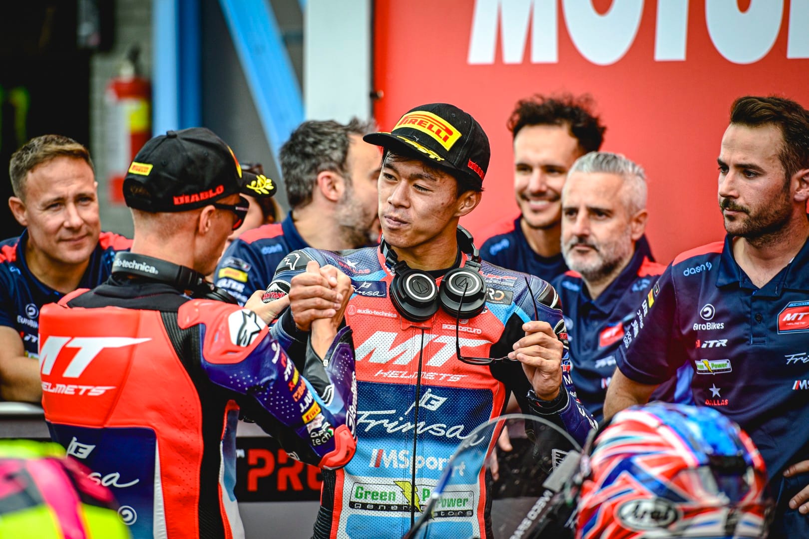Sergio Garcia and Ai Ogura, Moto2