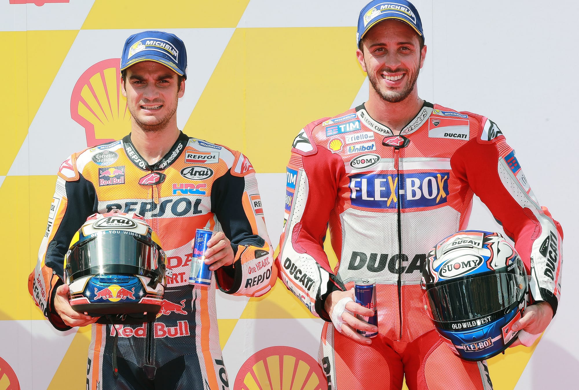 Dani Pedrosa and Andrea Dovizioso in 2017