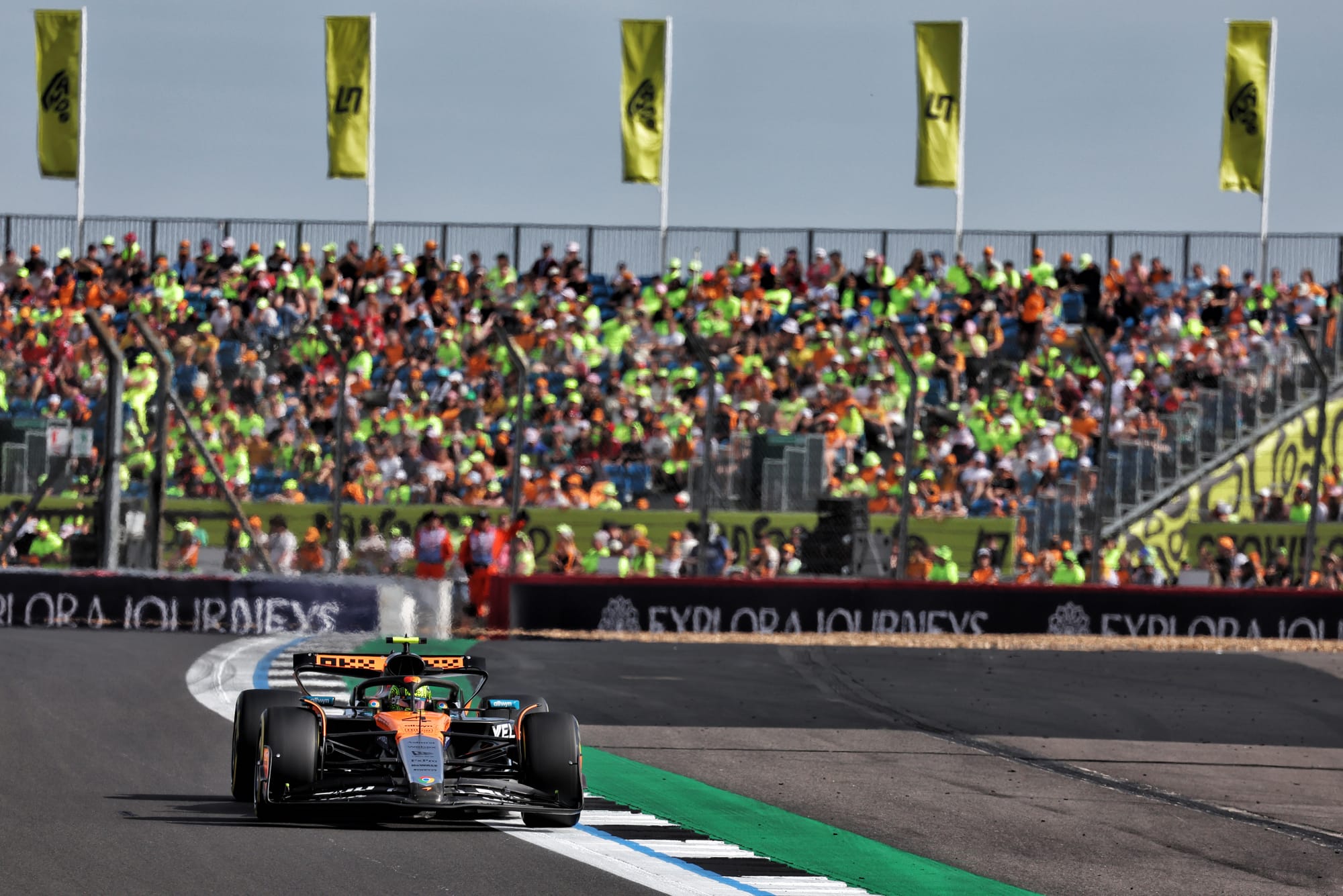 Lando Norris McLaren British Grand Prix practice 2025