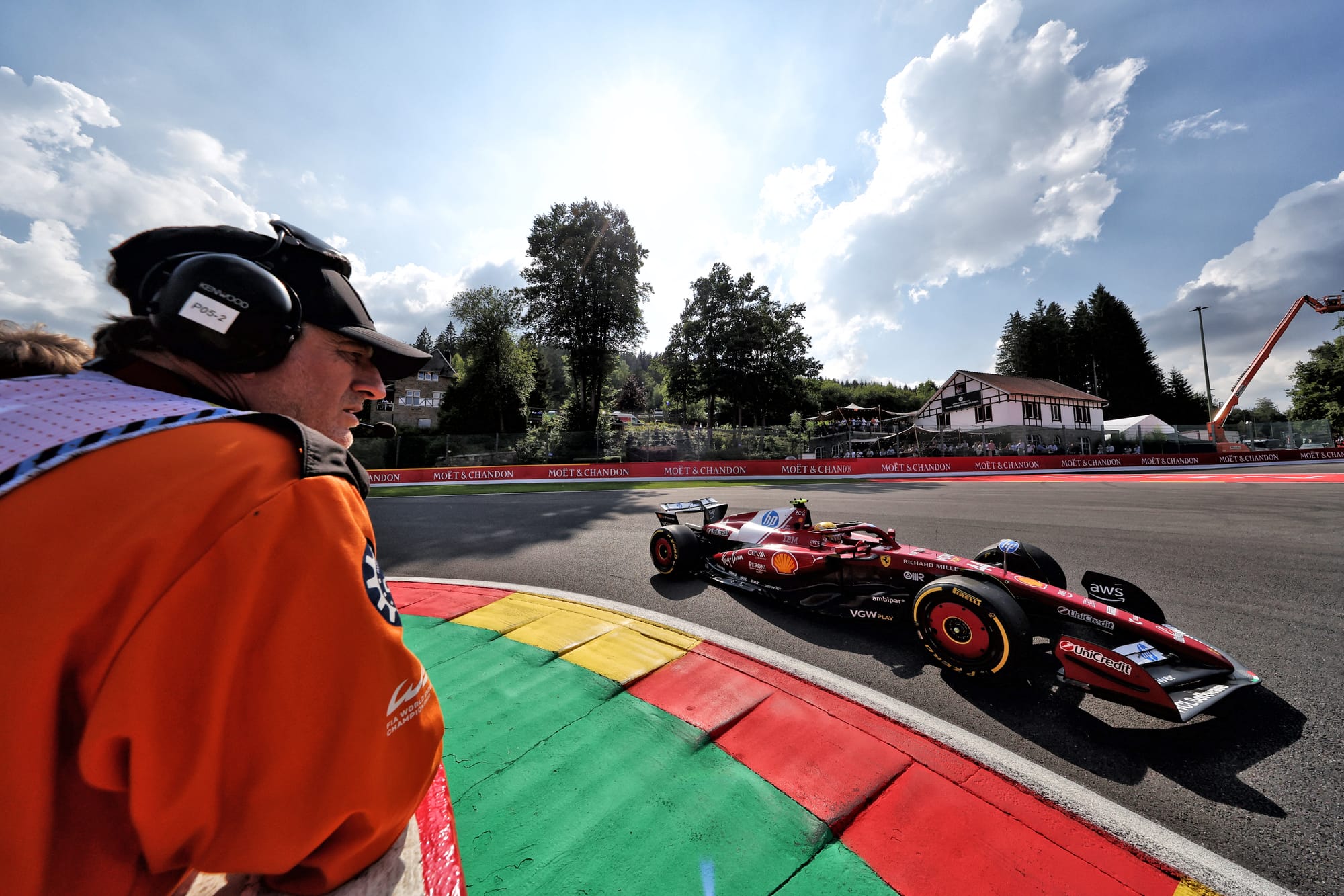 Lewis Hamilton Ferrari Spa 2025