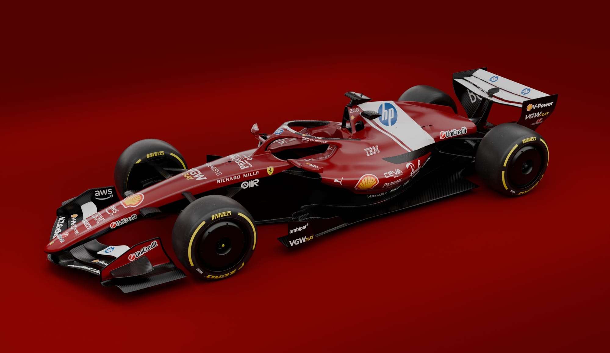 Ferrari F1 2026 mock-up