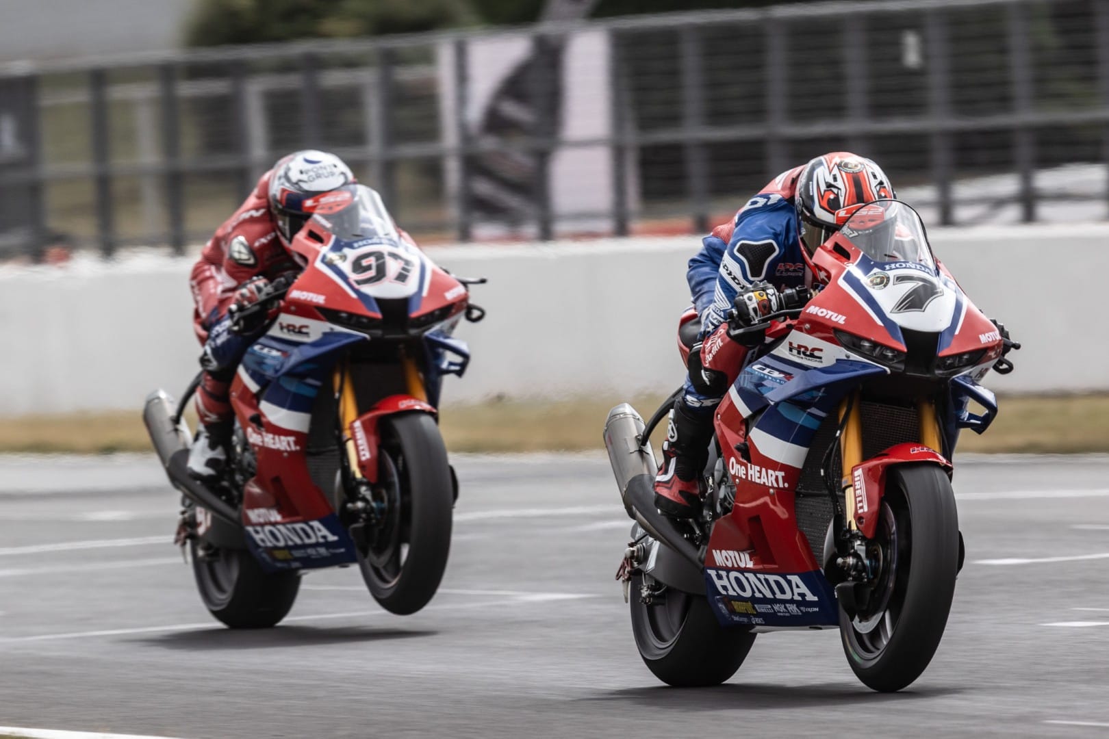 Xavi Vierge and Iker Lecuona, Honda, WSBK