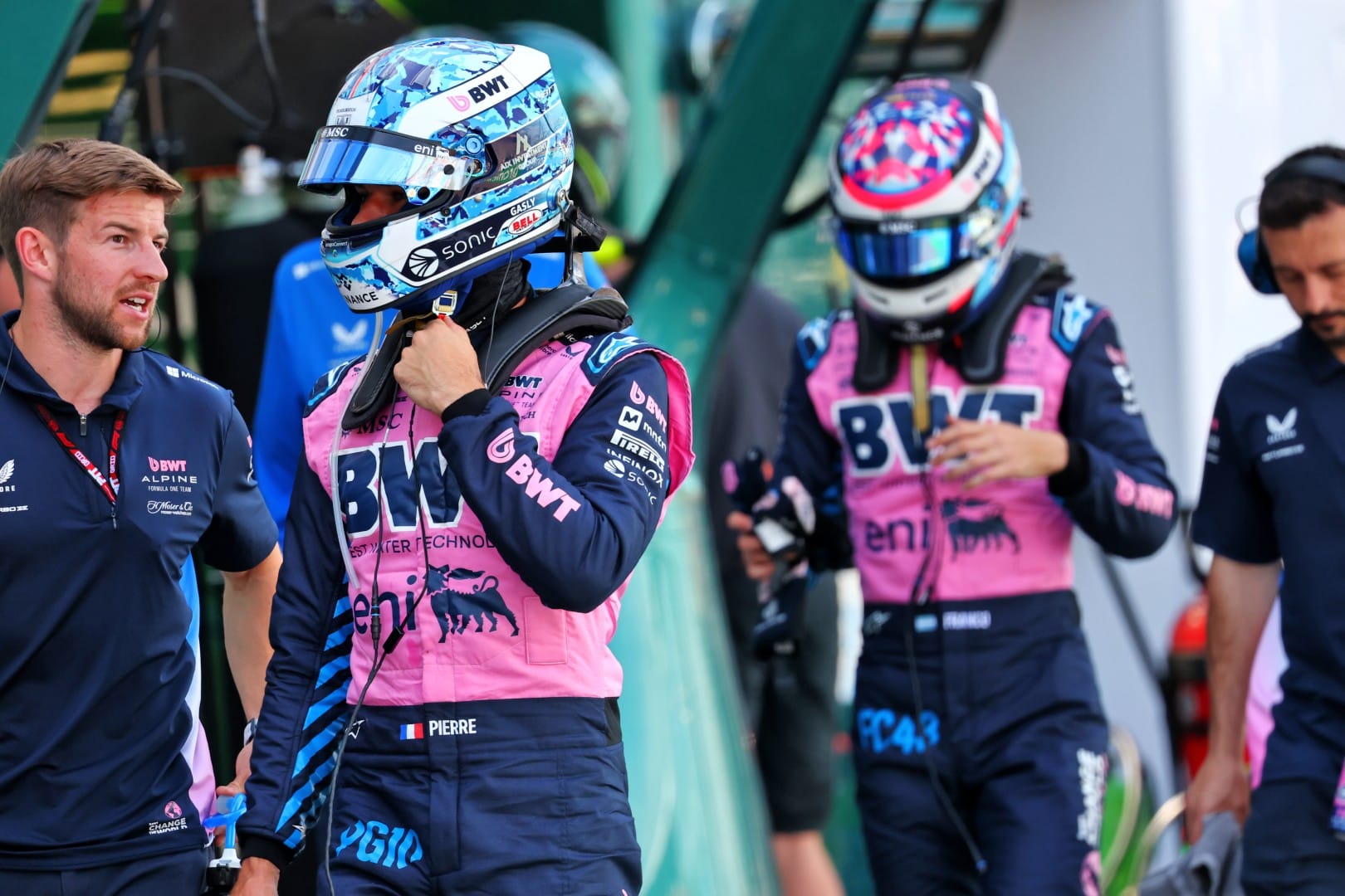 Pierre Gasly and Franco Colapinto, Alpine, F1