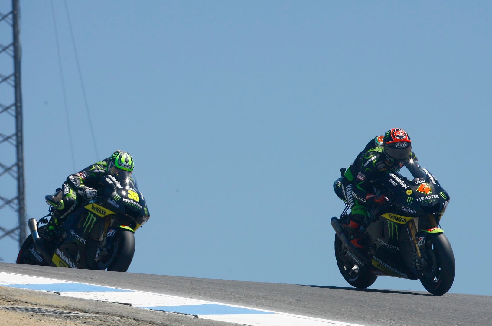 Andrea Dovizioso and Cal Crutchlow, Tech3 Yamaha, MotoGP