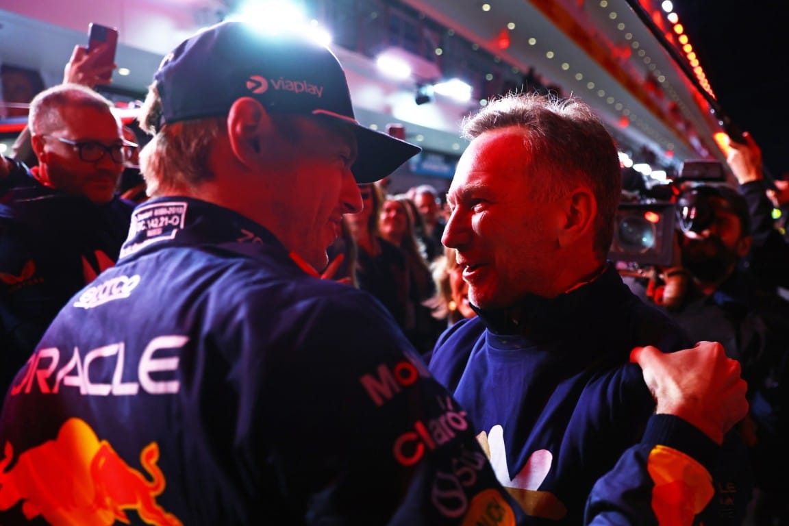 Max Verstappen and Christian Horner, Red Bull, F1