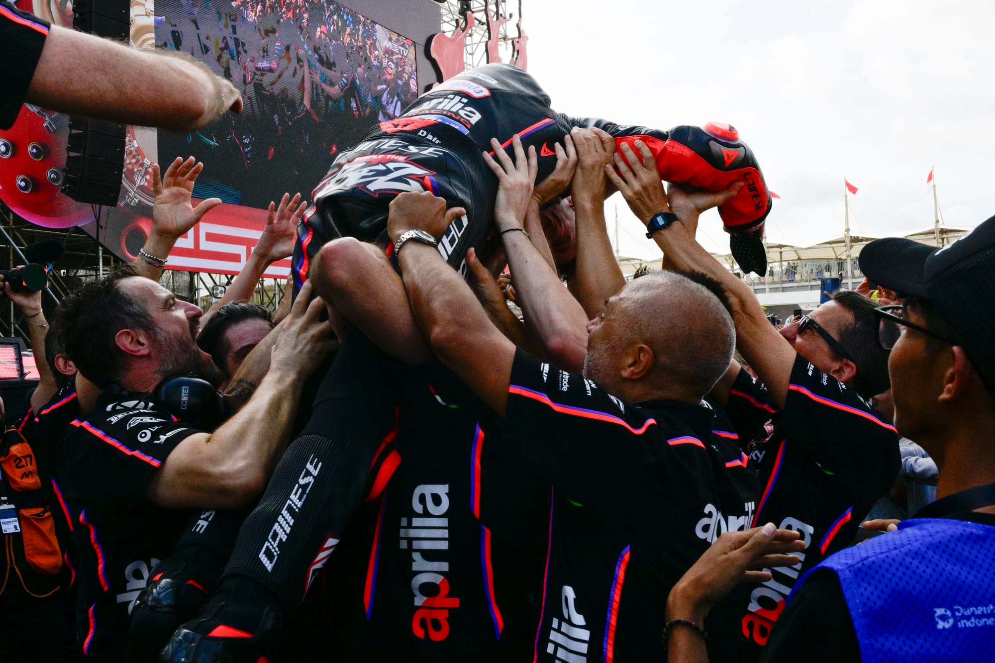 Marco Bezzecchi wins Mandalika MotoGP sprint 2025