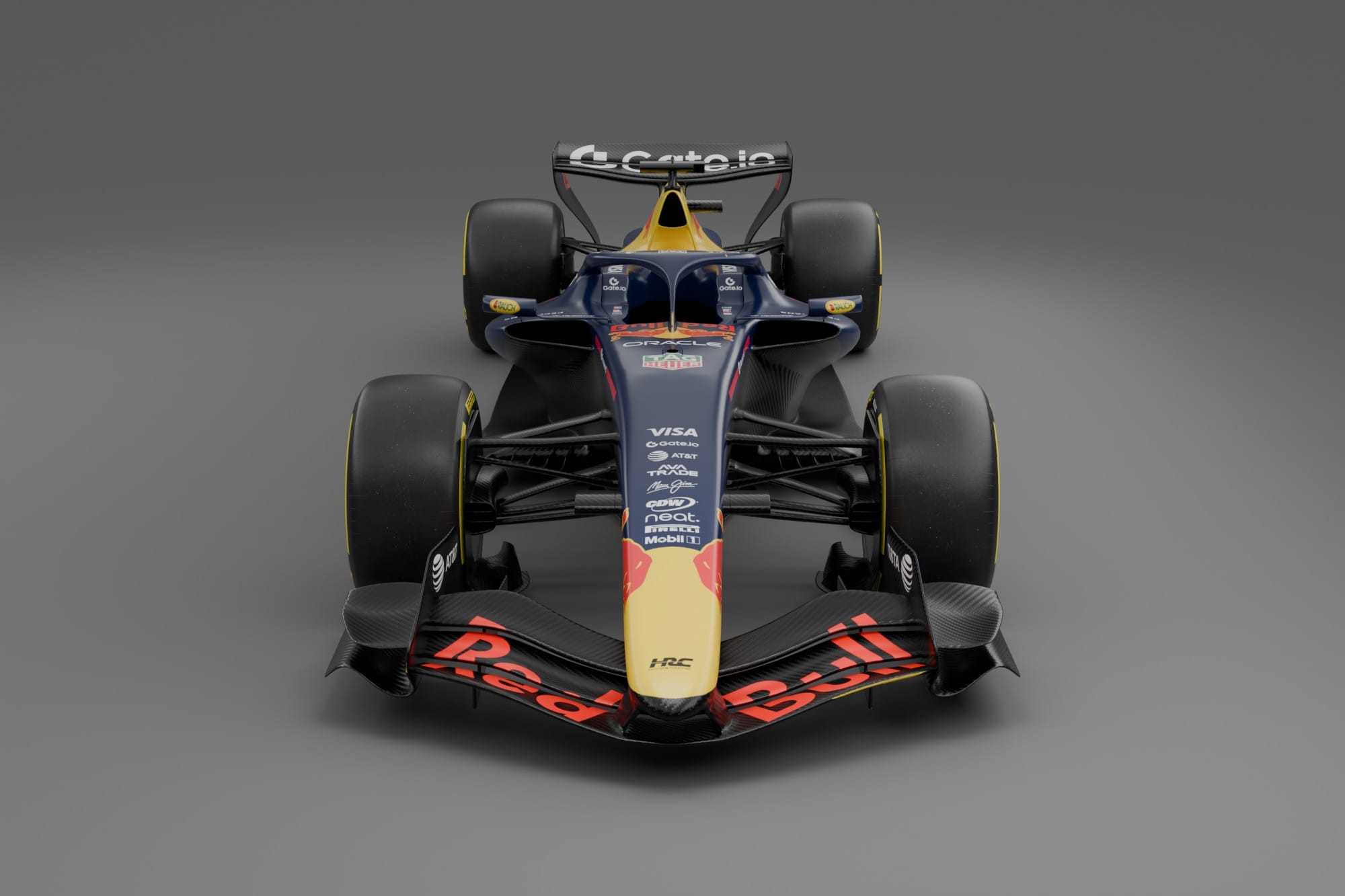 Red Bull 2026 rules F1 car mock-up