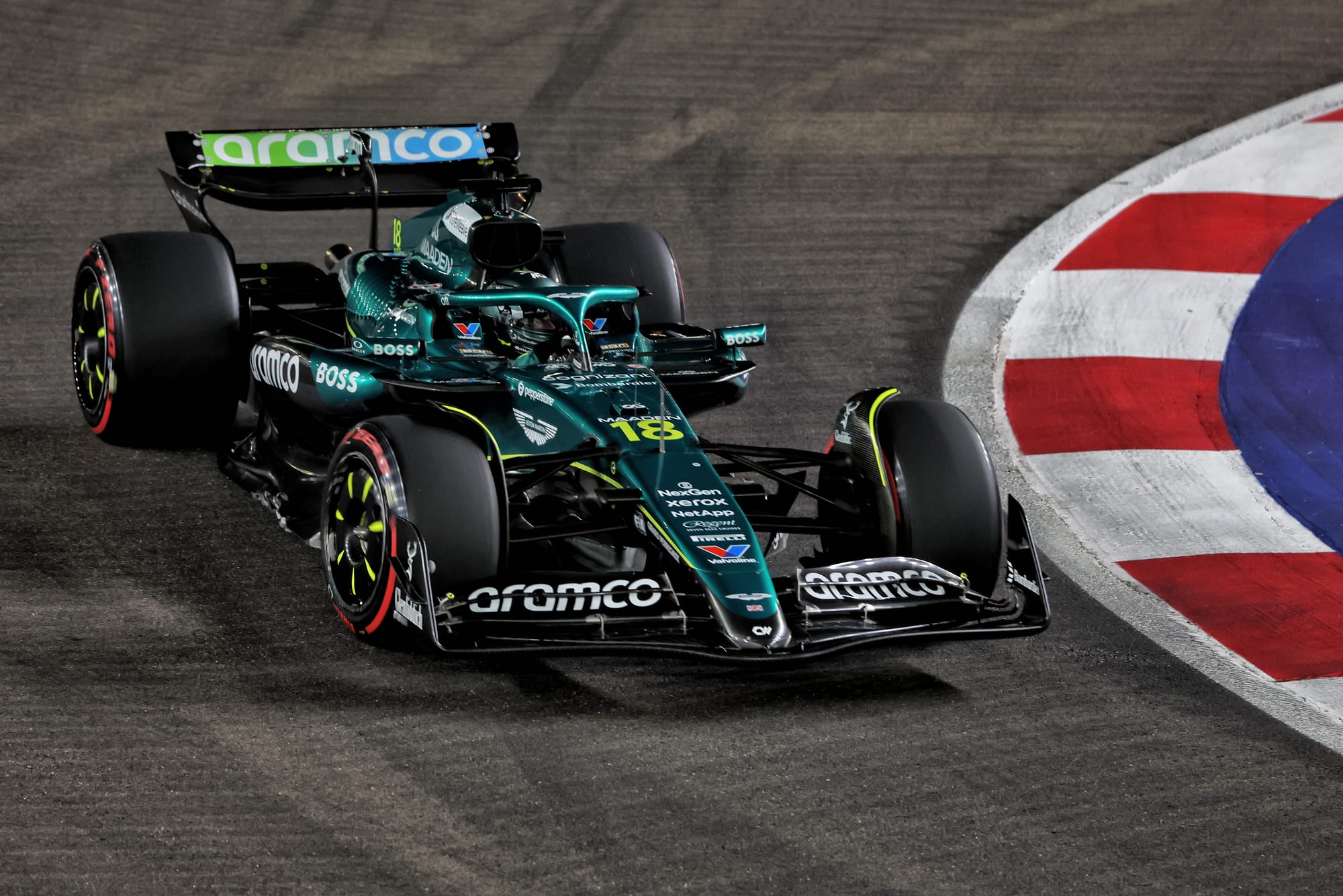 Lance Stroll Aston Martin Singapore Grand Prix 2025