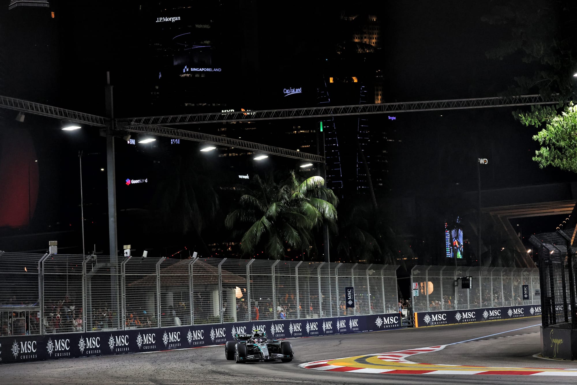 Kimi Antonelli Mercedes Singapore Grand Prix 2025