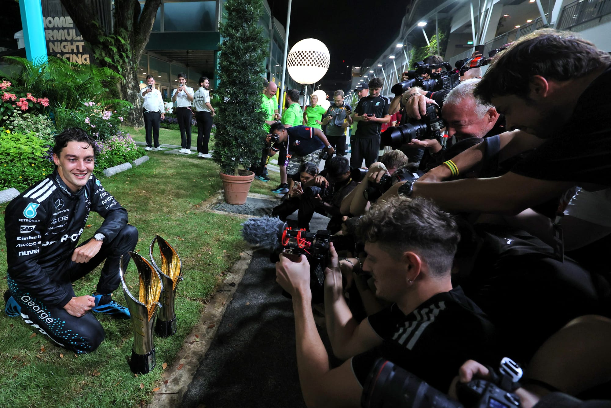 George Russell wins 2025 Singapore Grand Prix