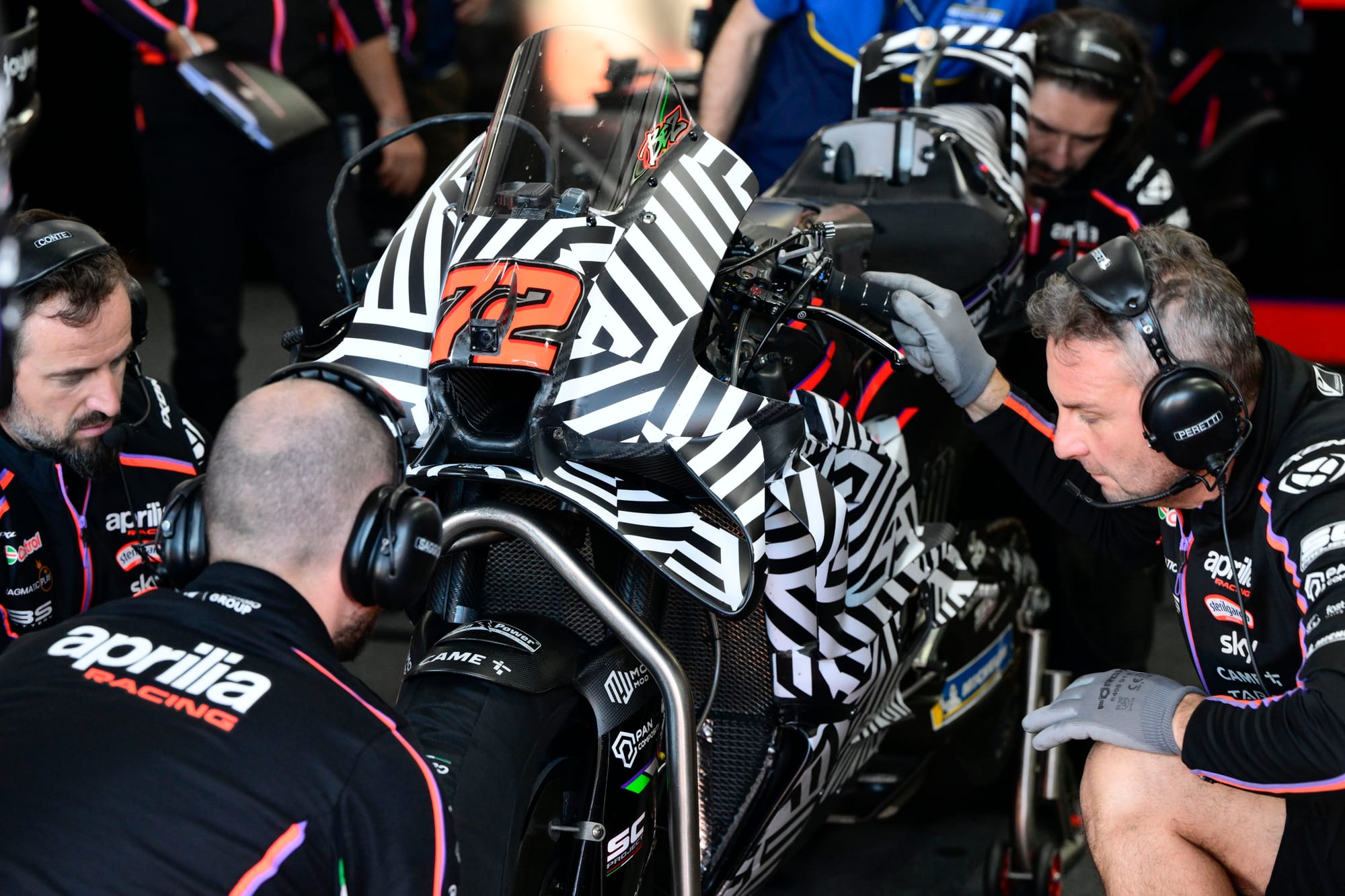 Aprilia aero testing MotoGP Valencia test 2025