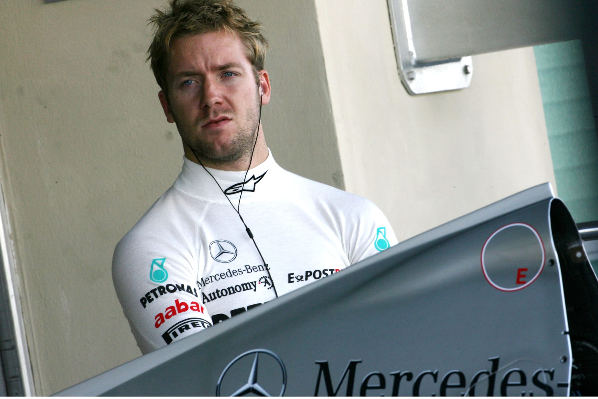 Sam Bird at Mercedes in 2011