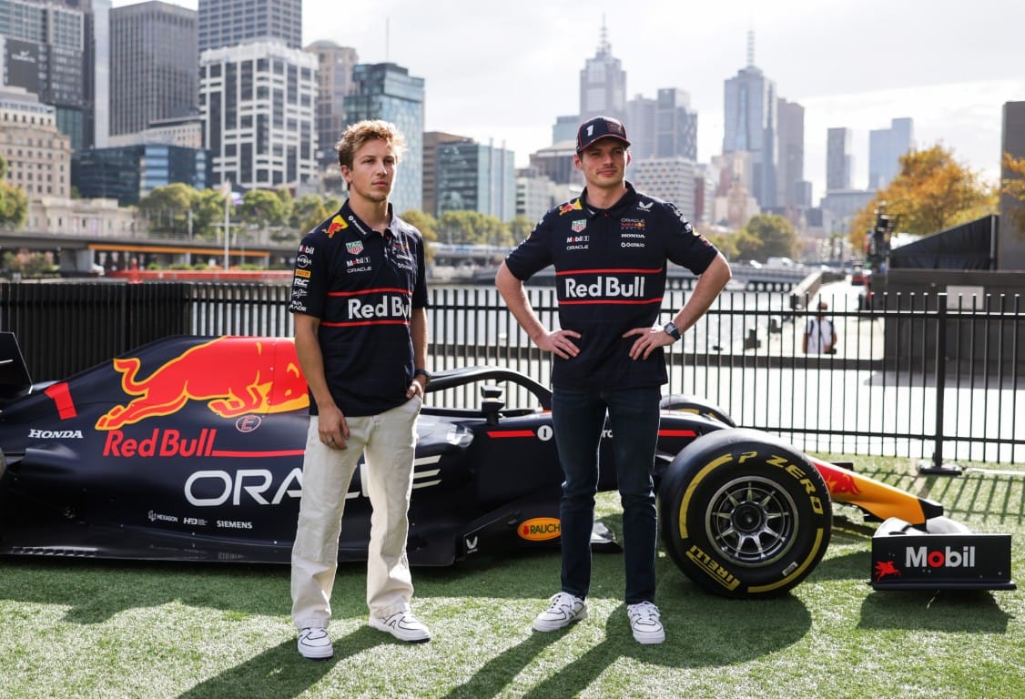 Liam Lawson and Max Verstappen, Red Bull, F1