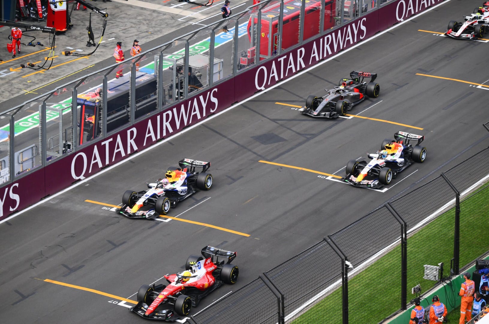 Australian GP F1 start