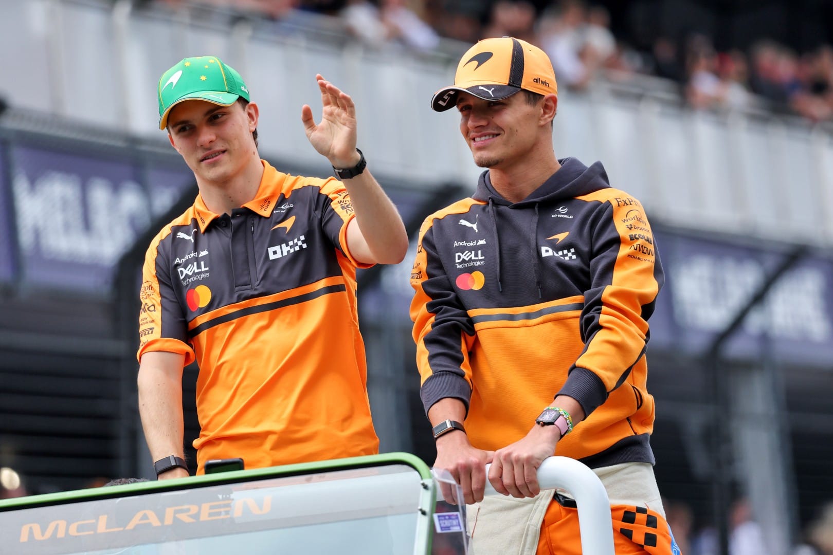 Oscar Piastri and Lando Norris, McLaren, F1