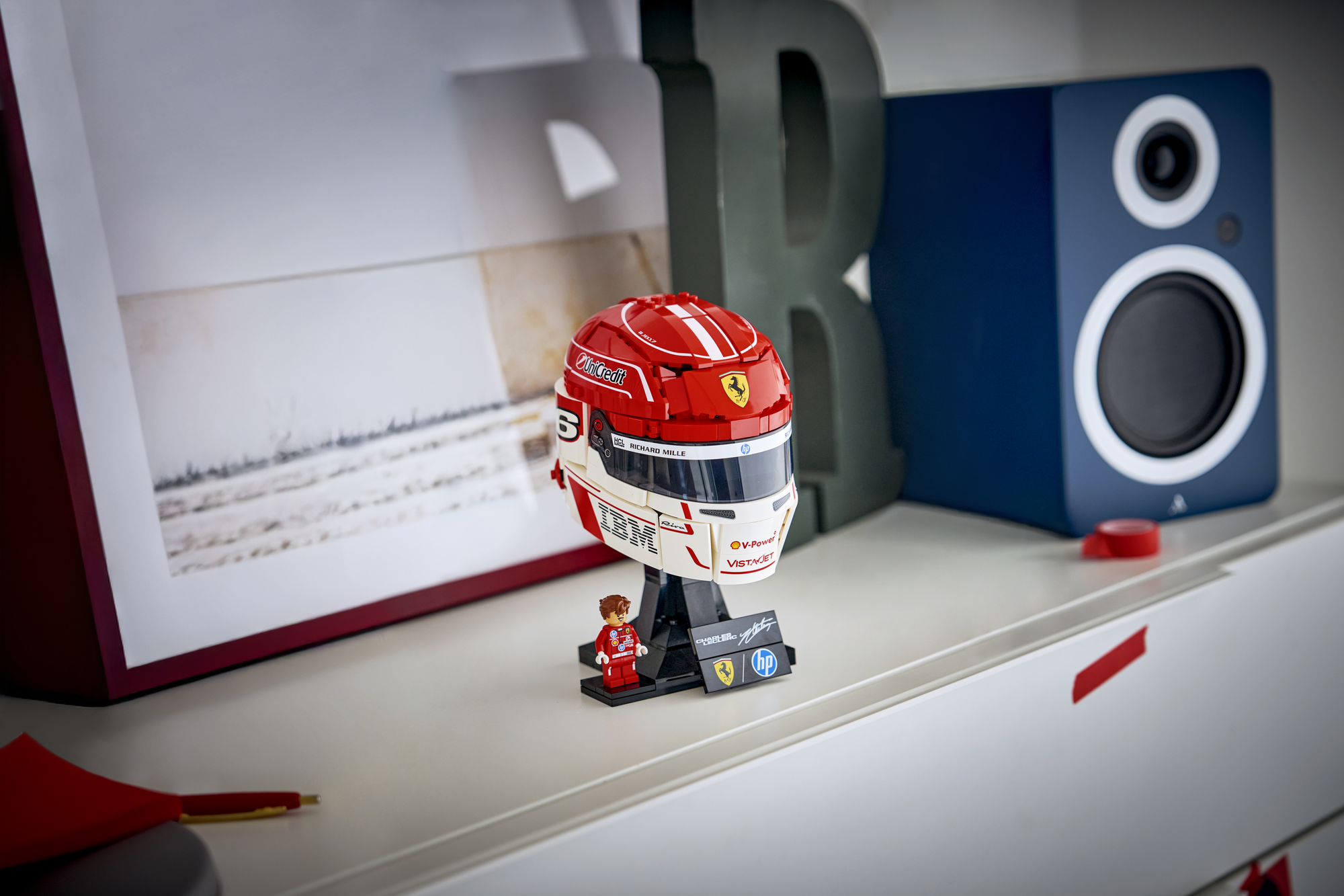 LEGO launches new Ferrari F1 helmet sets