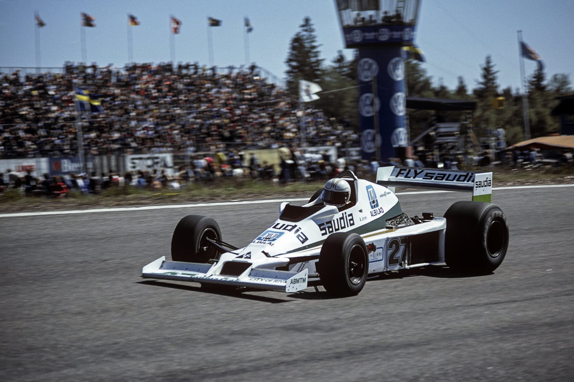 Alan Jones Williams 1978 Swedish Grand Prix (Paul-Henri Cahier/F1-Photo)