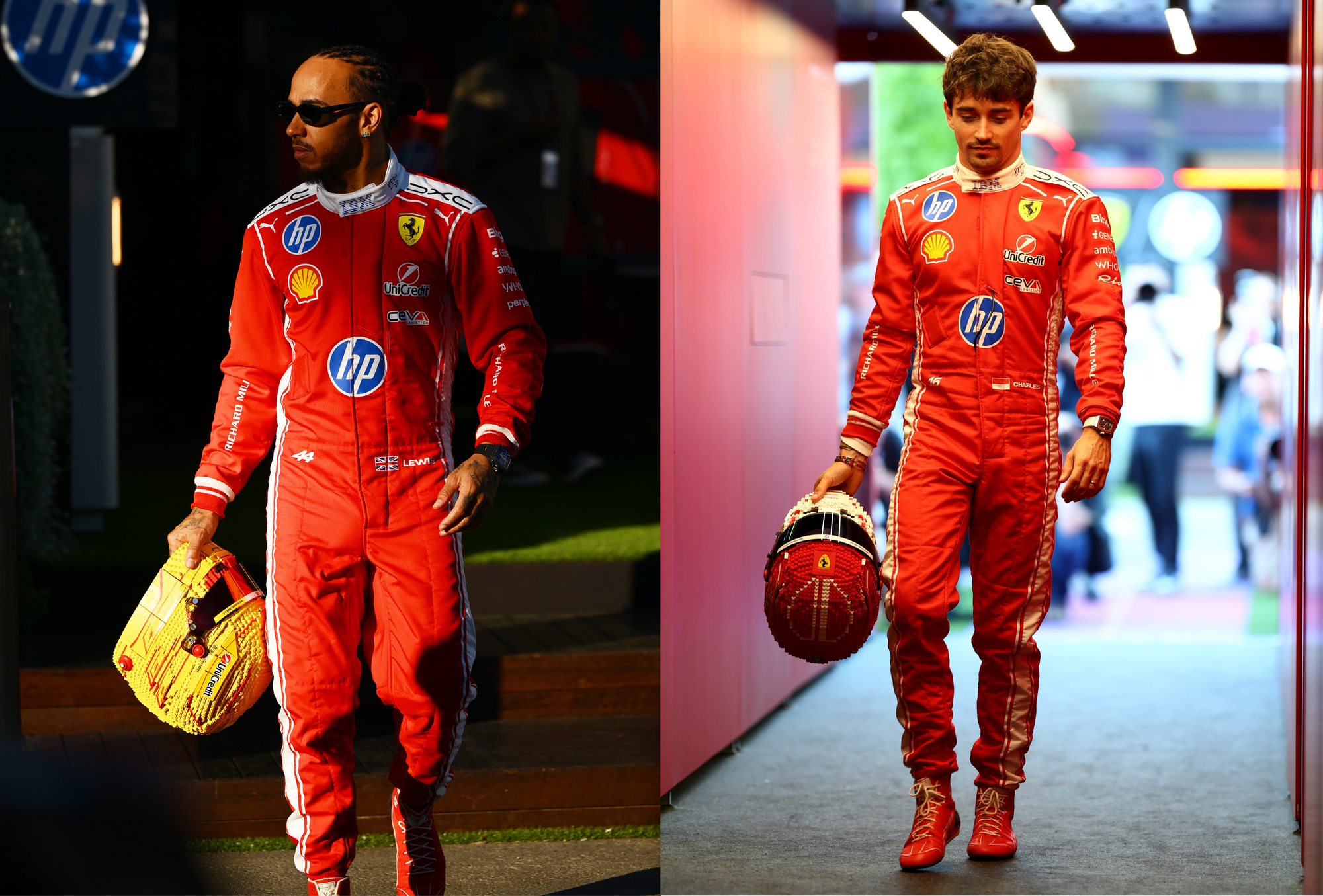 LEGO launches new Ferrari F1 helmet sets