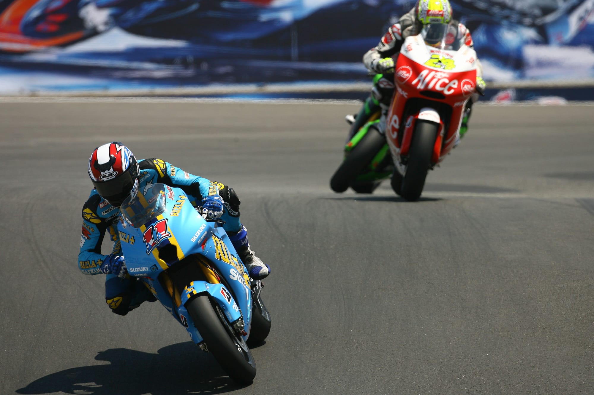 Ben Spies Laguna Seca MotoGP 2008