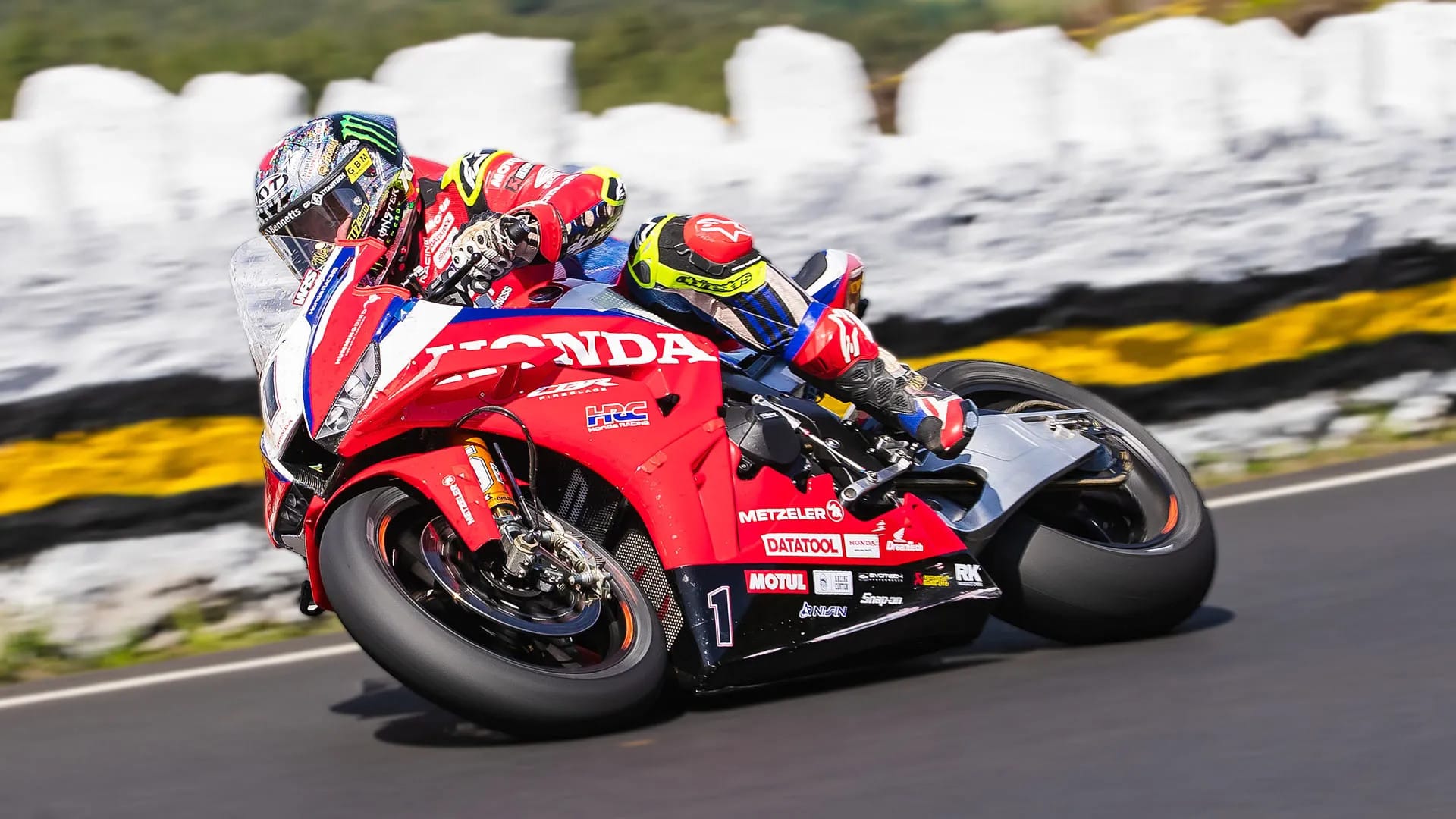 John McGuinness on his Superbike