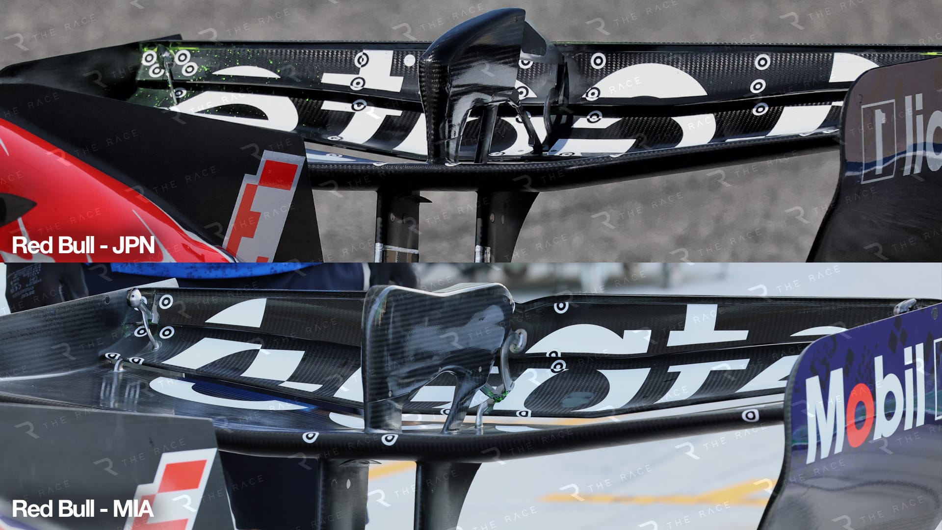 Ferrari ve Red Bull F1 Arka Kanat Karşılaştırması