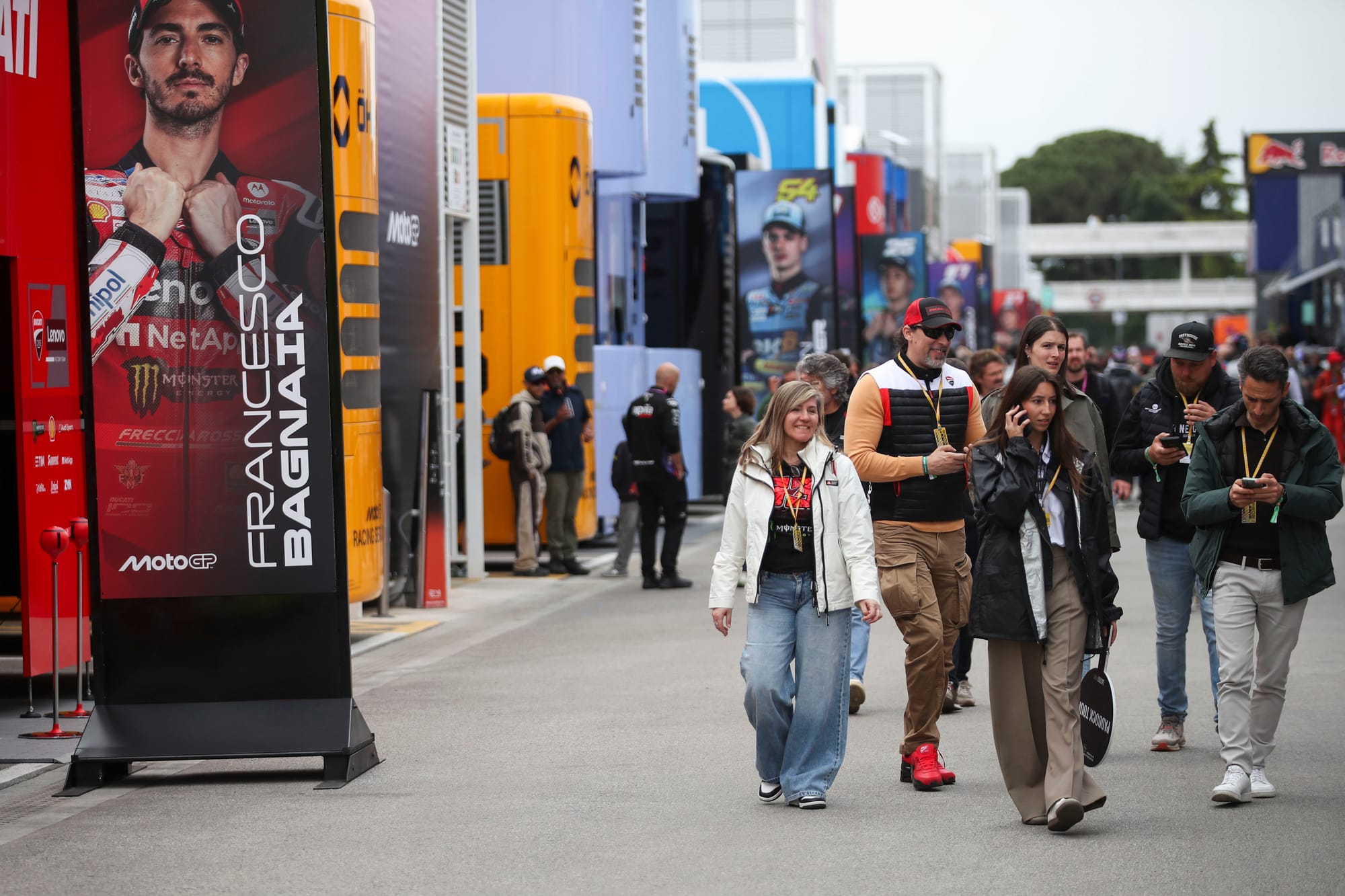 The MotoGP paddock