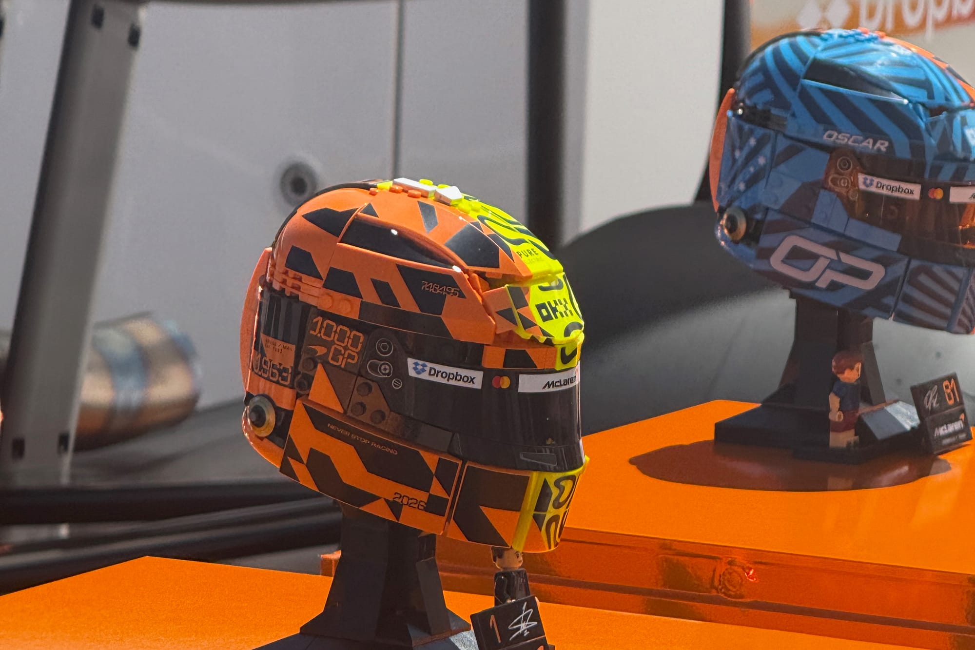 Norris and Piastri to race their own Lego helmet designs
