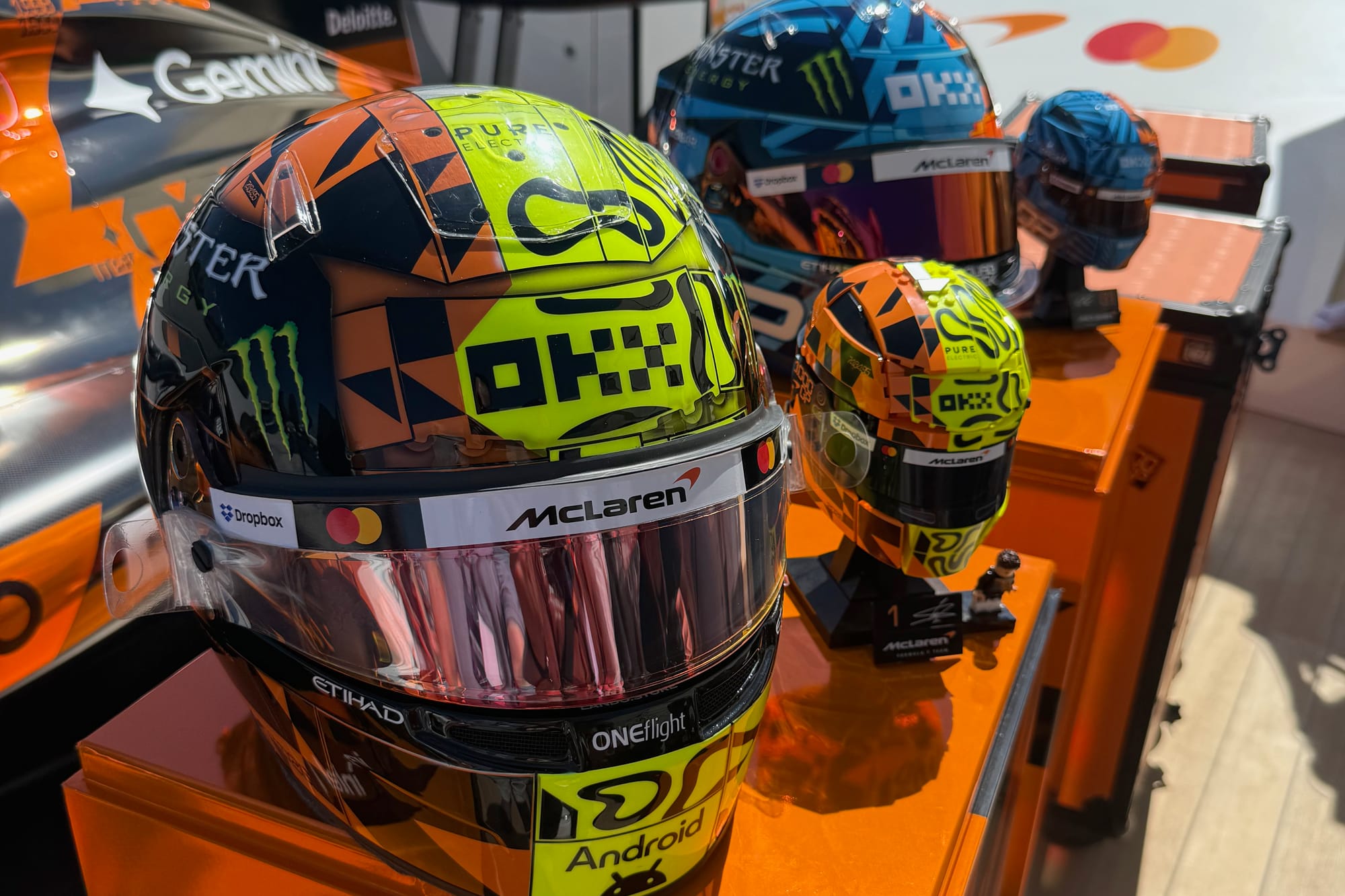 Norris and Piastri to race their own Lego helmet designs