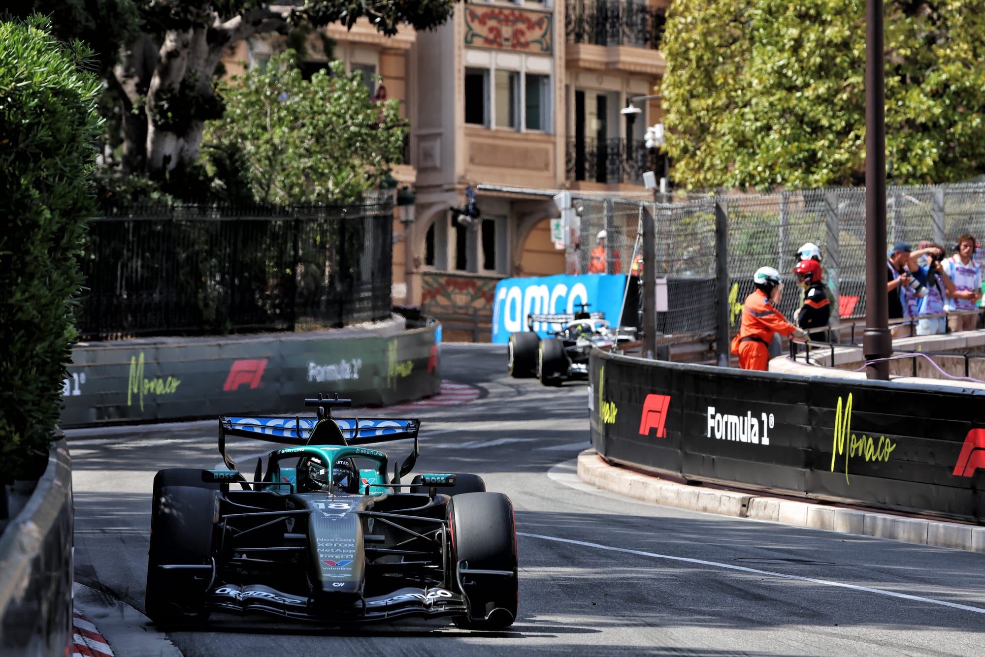 Monaco GP red flagged after F1 cars crash on broken track surface