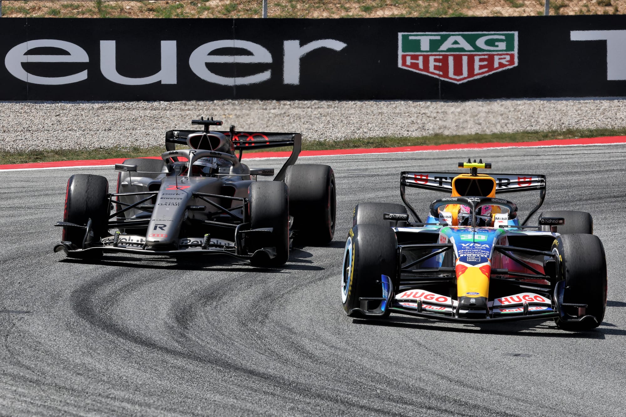 Lawson 'killed' Hulkenberg's Audi without touching it
