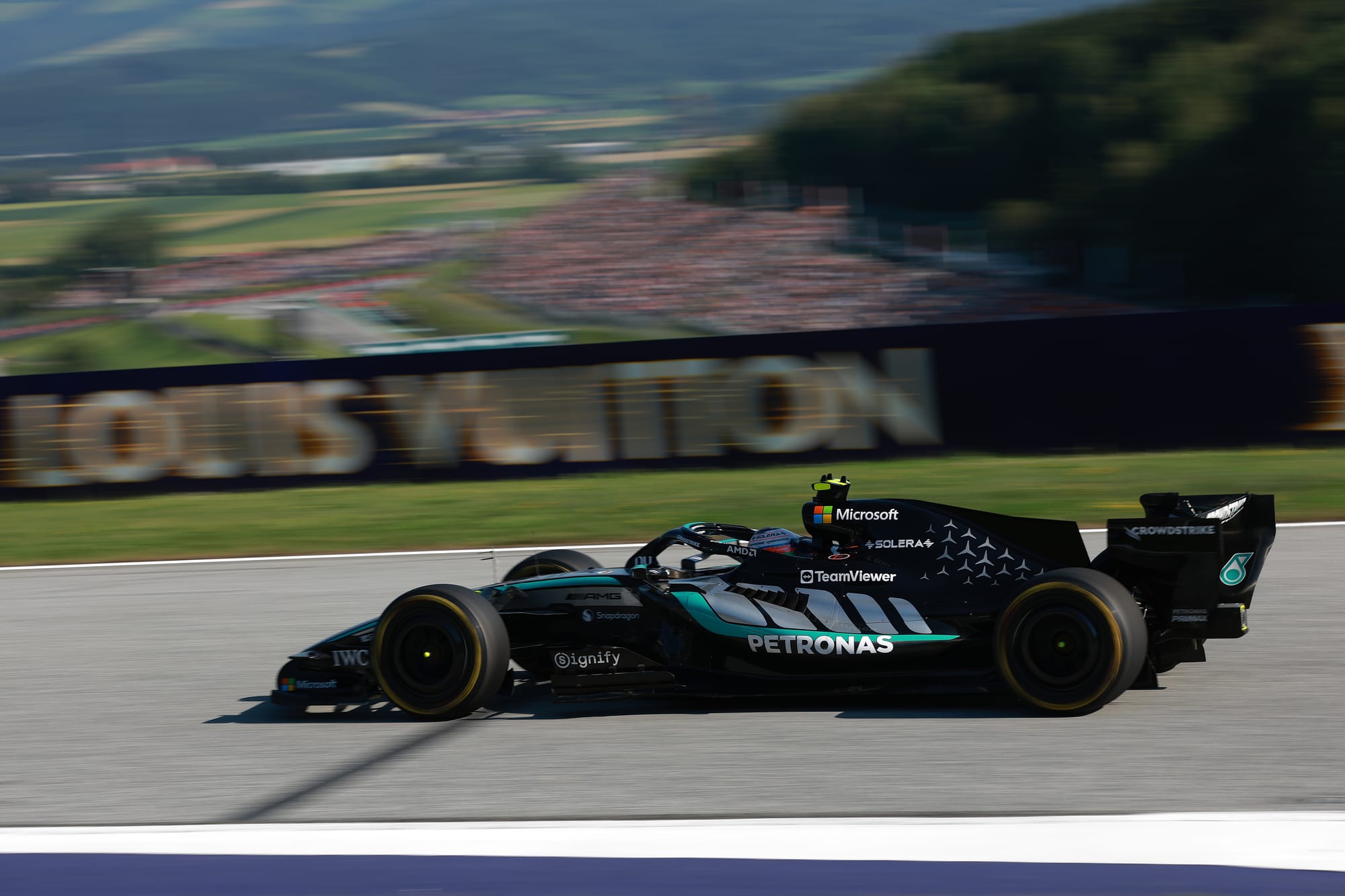 What happened in final F1 practice at Austrian GP