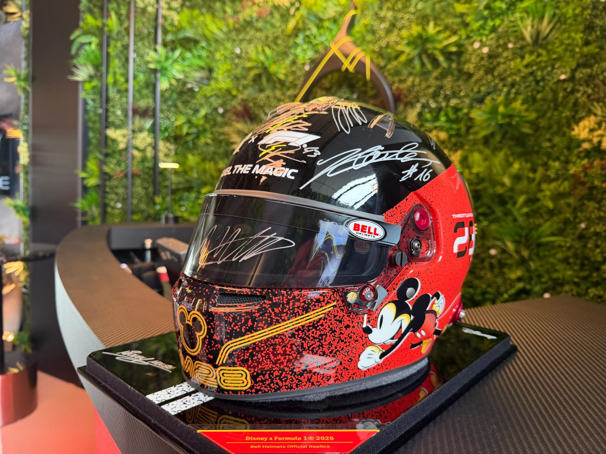 One-of-a-kind F1 helmet to be auctioned in aid of Make-A-Wish