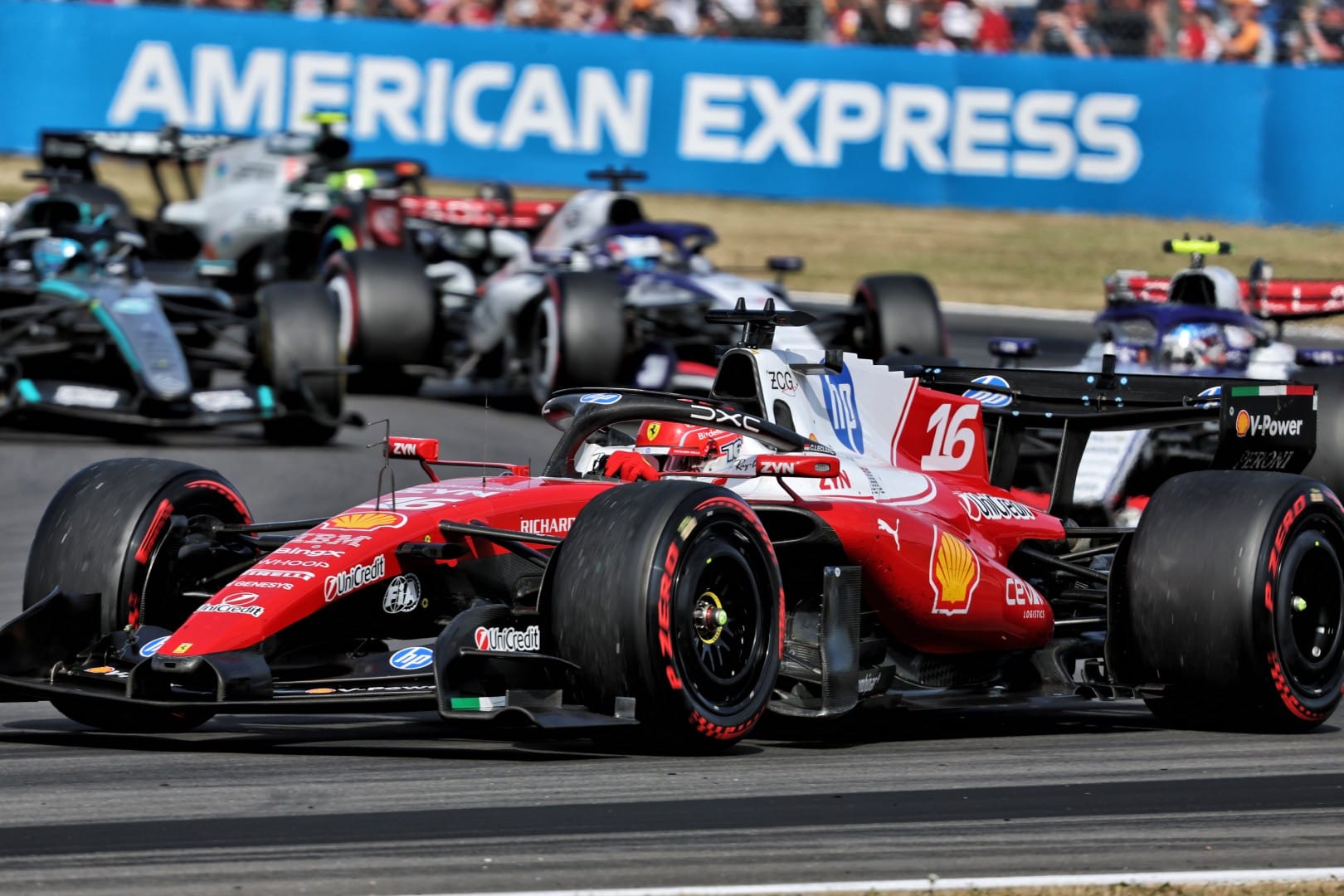 Leclerc wins British GP after bizarre safety car finish