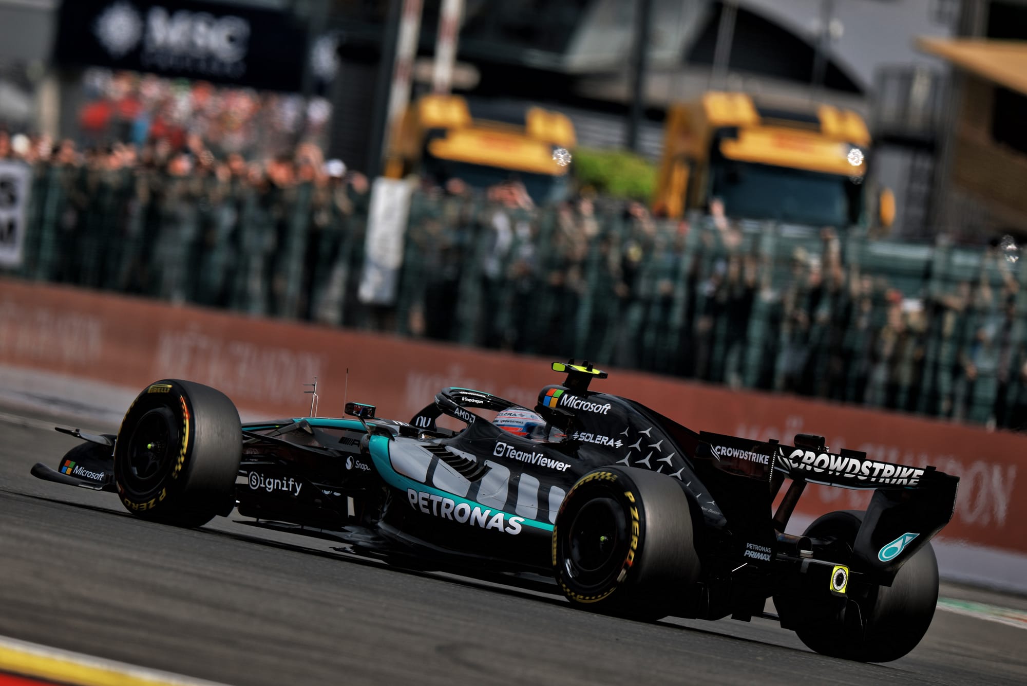 Everything that happened in disrupted second Spa F1 practice