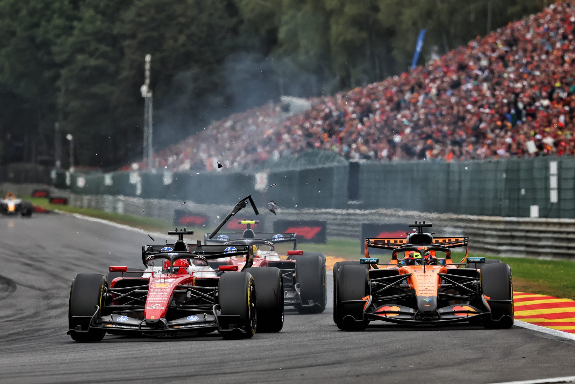 F1 stewards admit error in Leclerc/Piastri Spa collision