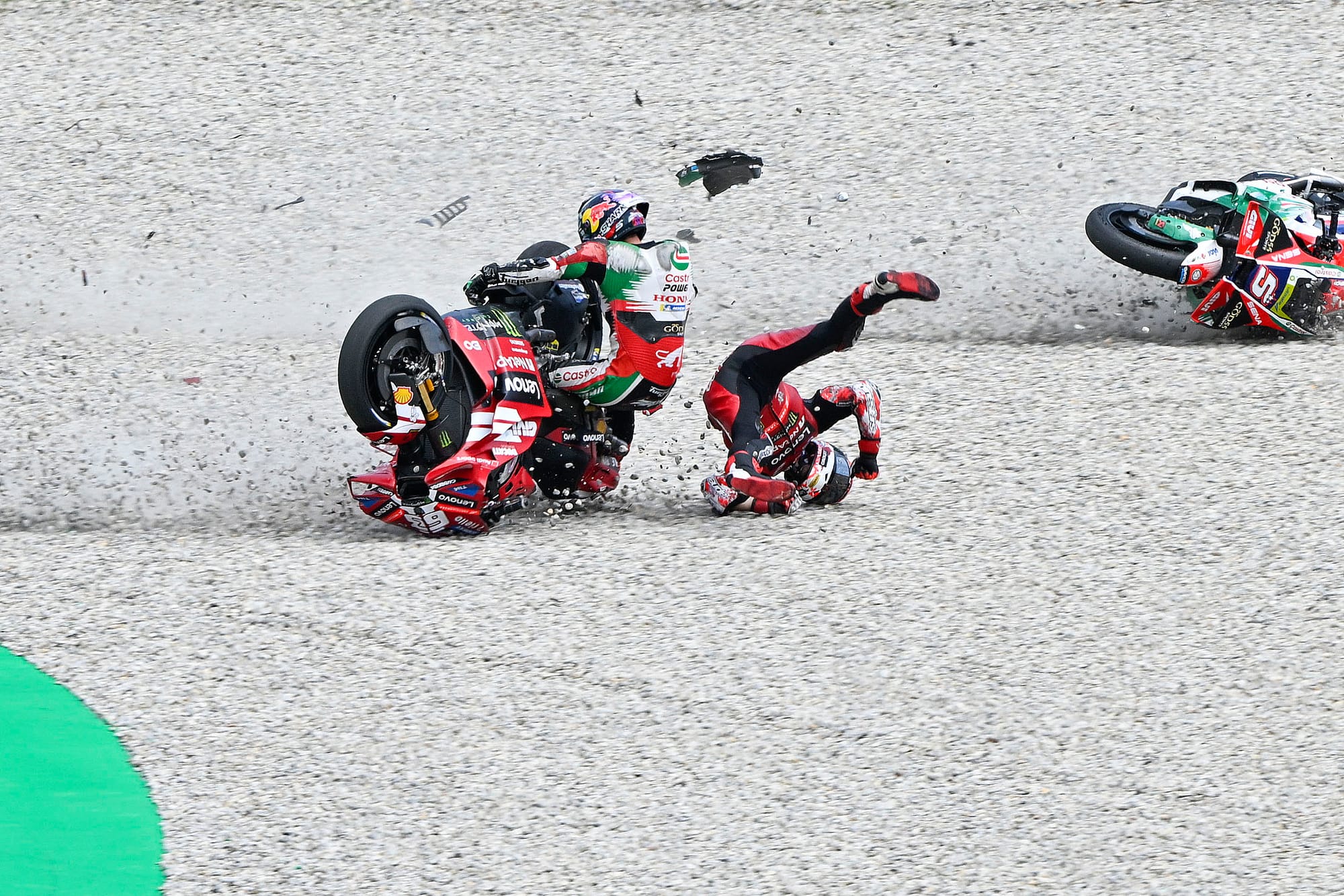 Zarco returns early after one of MotoGP 2026's worst crashes